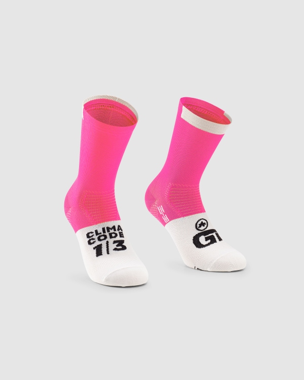 【70％OFF】 ASSOS〉GT SUNNYSIDE松谷 | ASSOS | Pink _Fluo C2 ソックス レッグウェア