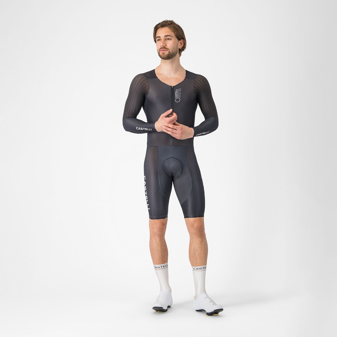 ASSOS〉EQUIPE RS LE HOUDINI ROADSUIT S11 スーツ _Fanatic Silver