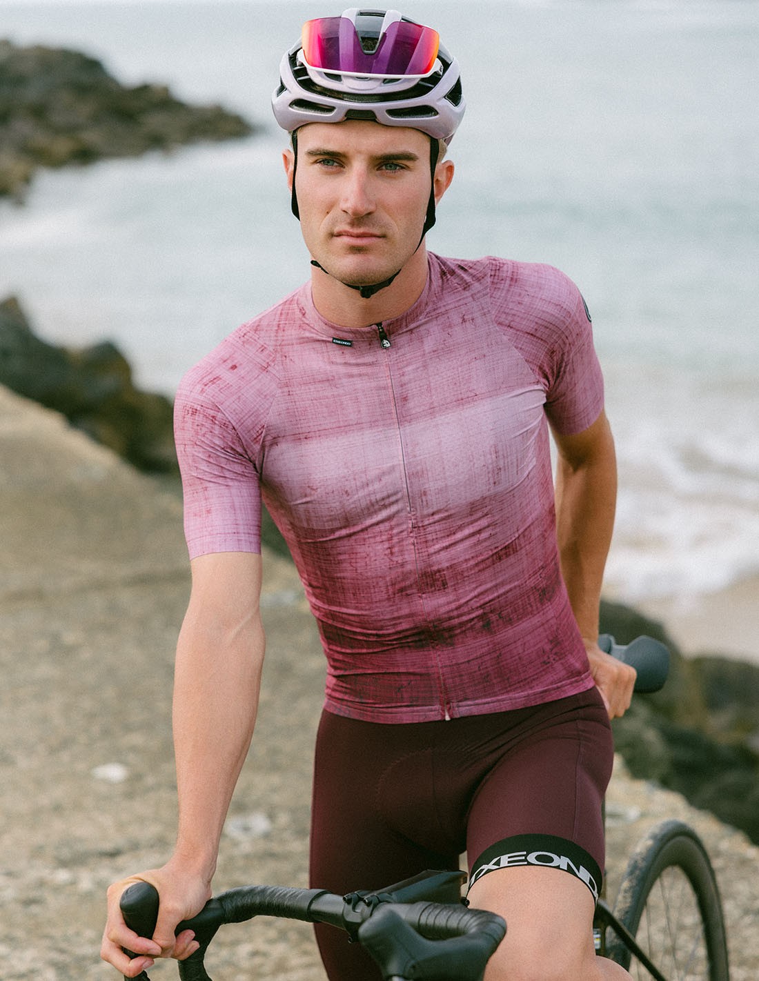 ETXEONDO〉ビブパンツ OLIMPICO BIB-SHORT _MAROON | ETXEONDO