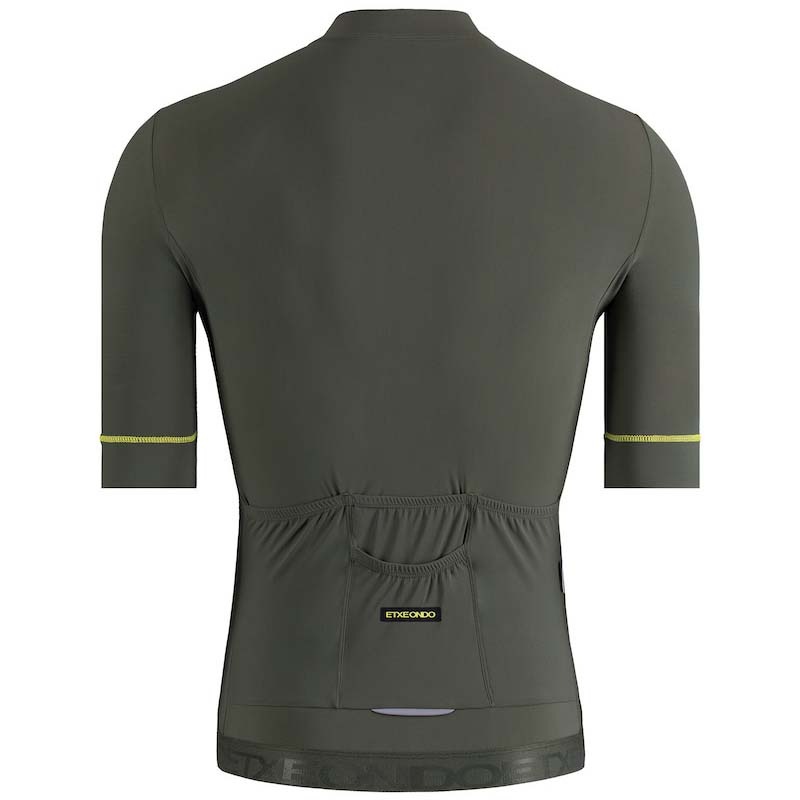 エチェオンド ETXEONDO 半袖ジャージ MENDI サイズS ETXEONDO〉半袖ジャージ MENDI _PetrolBrown | ETXEONDO