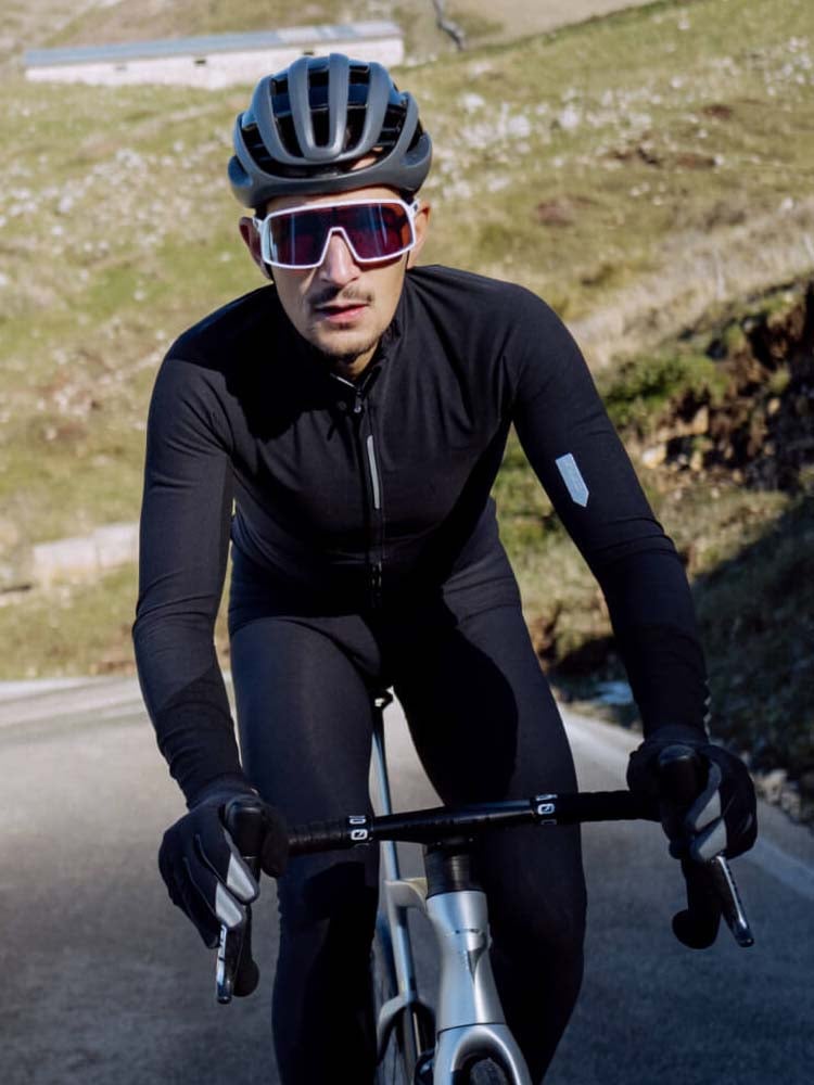 Q36.5〉Dottore Hybrid Que Long Sleeve Jersey ジャージ _Black | Q36