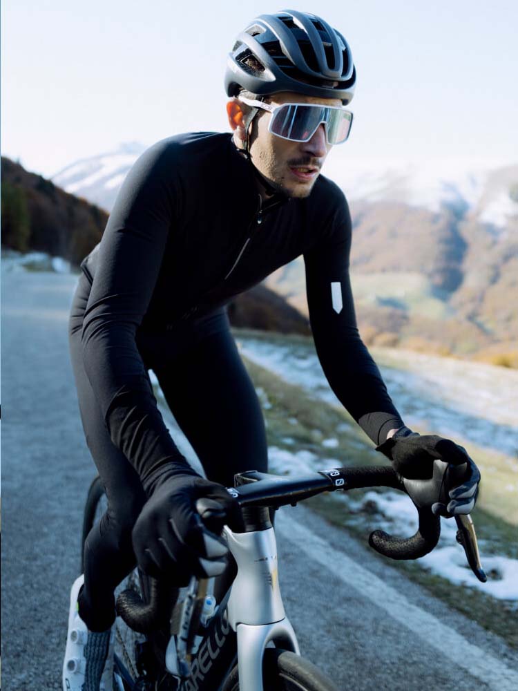 Q36.5〉Dottore Hybrid Que Long Sleeve Jersey ジャージ _Black | Q36