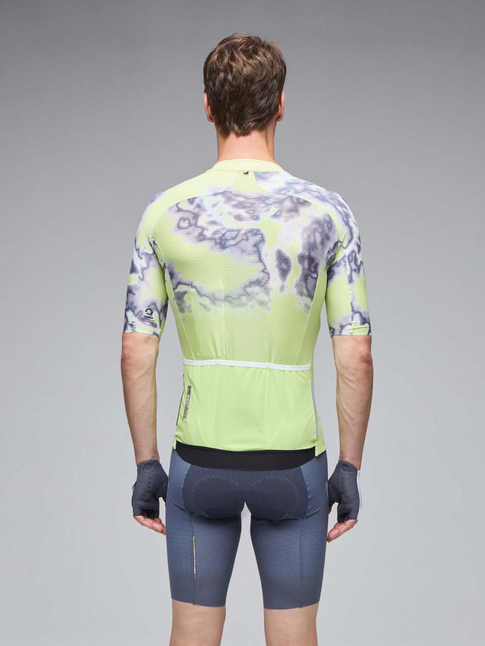 Q36.5〉Gregarius Clima Weathermap Jersey ジャージ _Lime | Q36.5