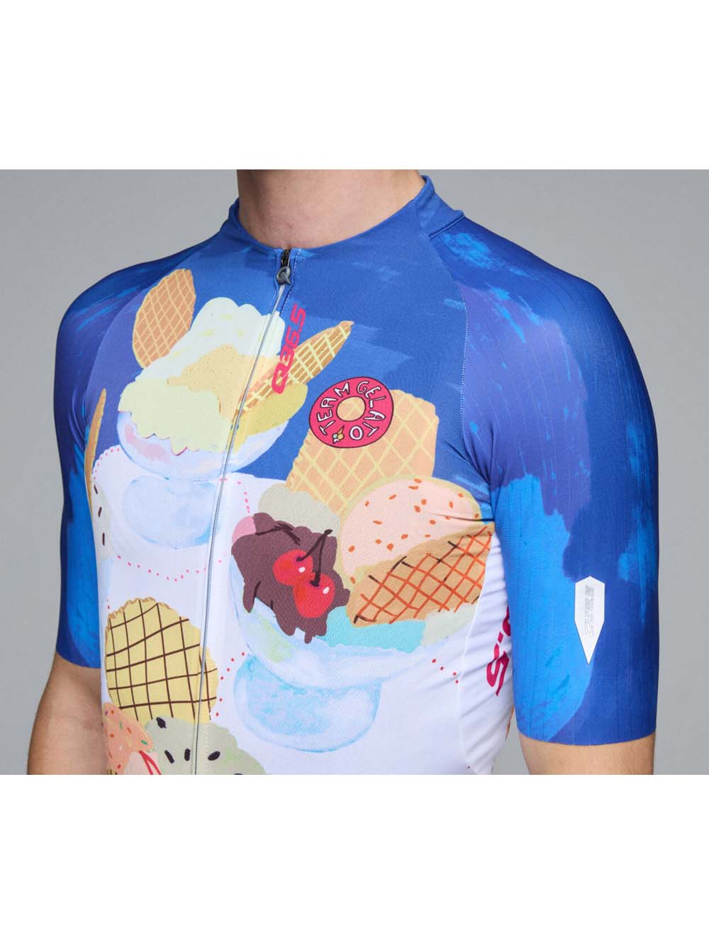 Q36.5〉Gregarius Pro Team Gelato Jersey ジャージ _White | Q36.5