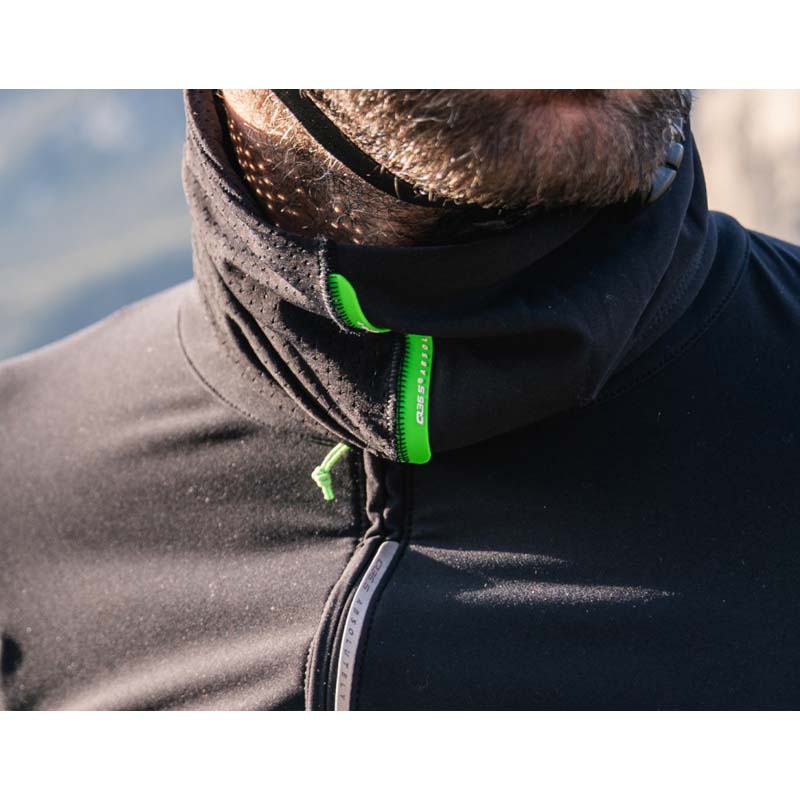 Q36.5〉ウルフ ネックウォーマー＆ヘッドバンド _Blackgreen | Q36.5