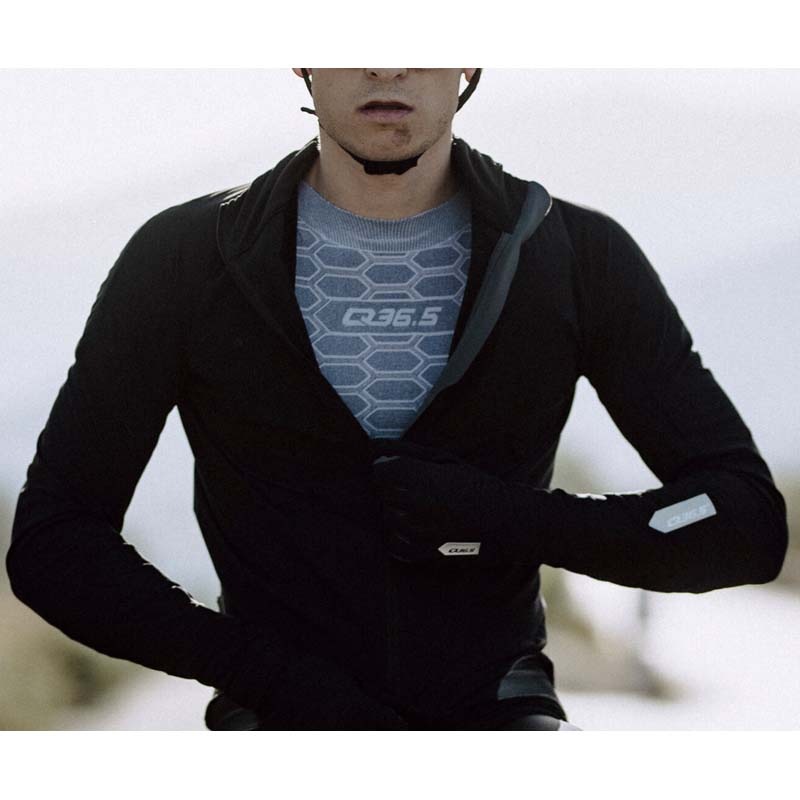 Q36.5〉Base Layer 2 Short Sleeve ベースレイヤー _ICE GREY | Q36.5