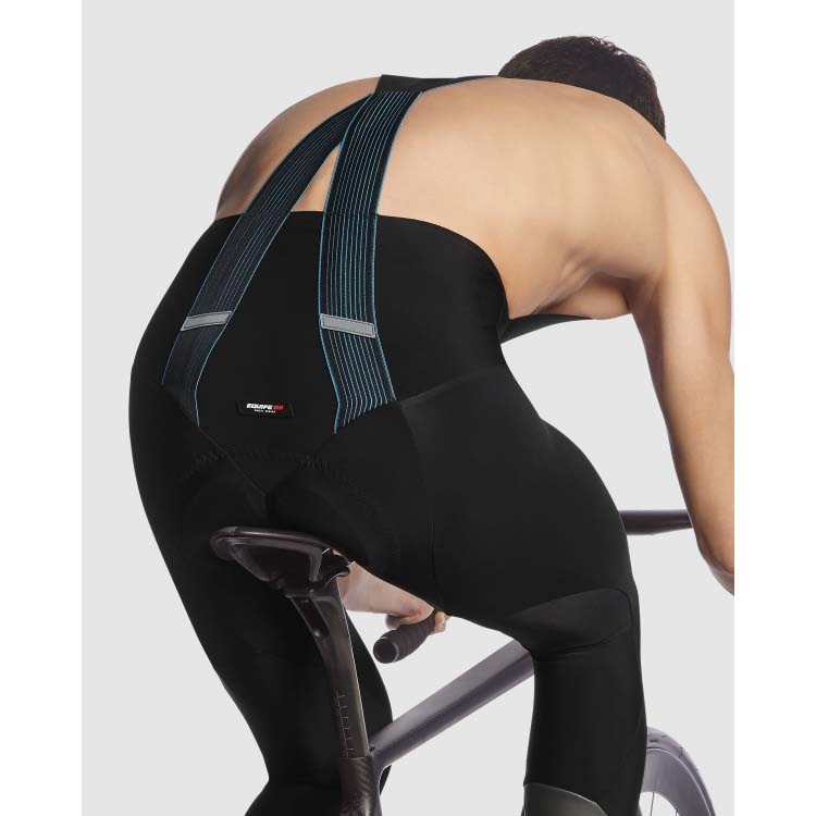 ASSOS S9 ブラック ビブタイツ 伸縮性