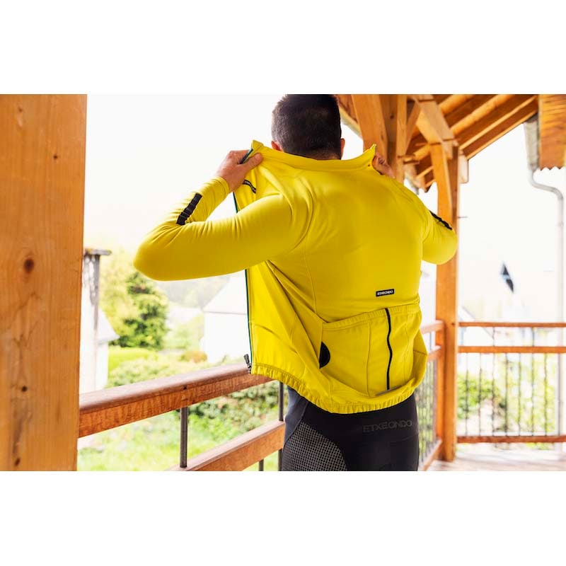 【タグ付き】ETXEONDO　サイクルジャージ　長袖　(S) ETXEONDO〉長袖ジャージ IBAI _Pistachio | ETXEONDO