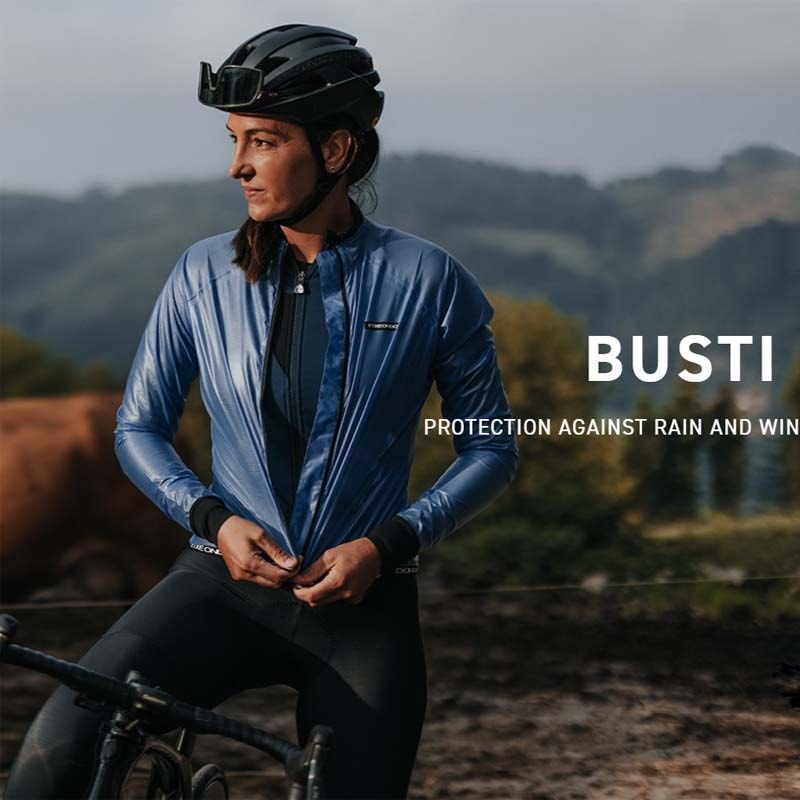 ETXEONDO〉レディースレインジャケット BUSTI _Blue | ETXEONDO