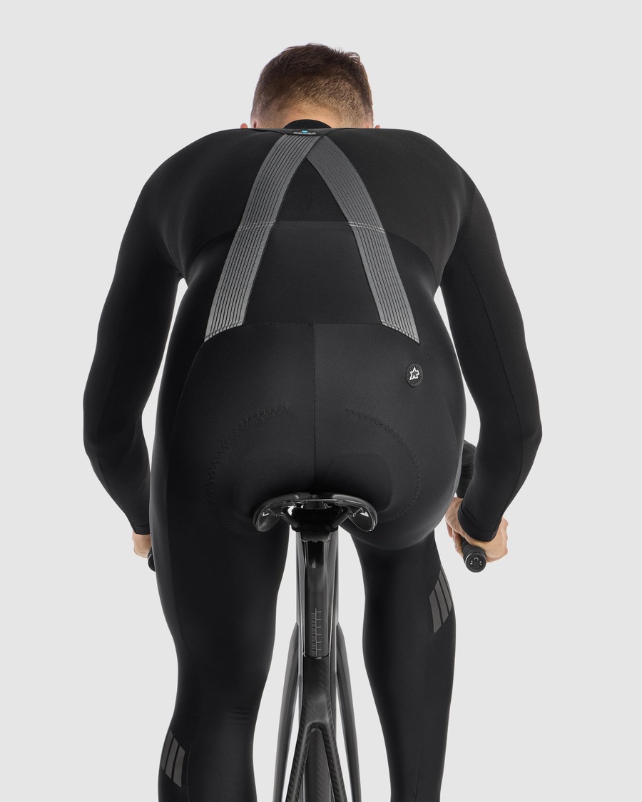 ASSOS ビブタイツ ブラック スプリングフォールビブタイツ【MILLE GT SPRING FALL BIB TIGHTS S11