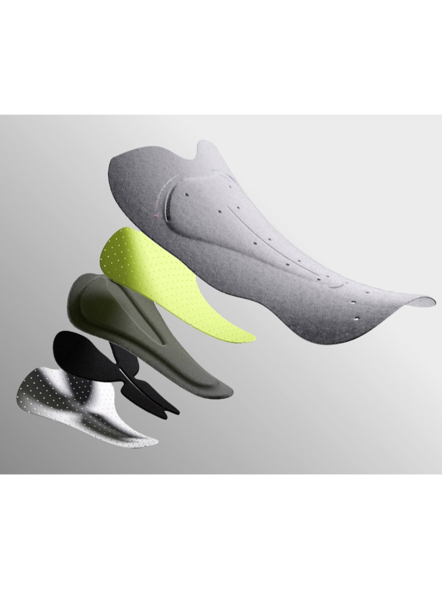 Q36.5〉Dottore Termico Bib Tights ビブタイツ _Ice Grey | Q36.5