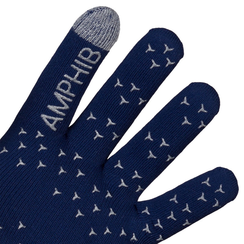 Q36.5〉アンフィブ ウィンターレイングローブ _Navy | Q36.5
