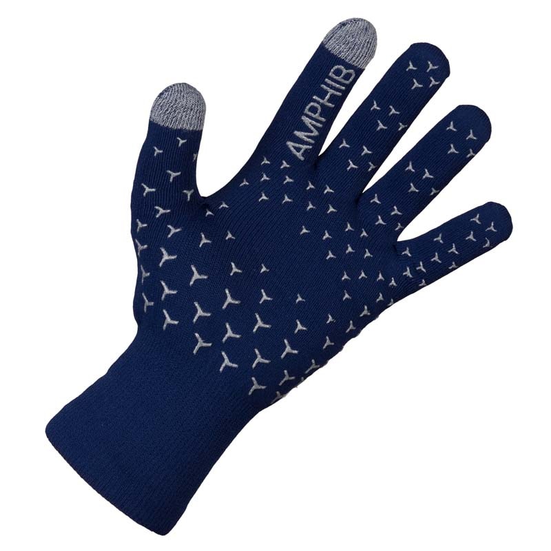Q36.5〉アンフィブ ウィンターレイングローブ _Navy | Q36.5