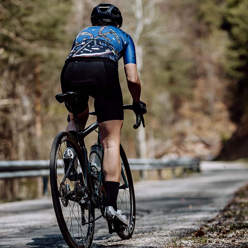 Q36.5 サイクルジャケット XL 青と黒チェック Q36.5 サイクルジャケット XL 青と黒チェック Q36.5 サイクル