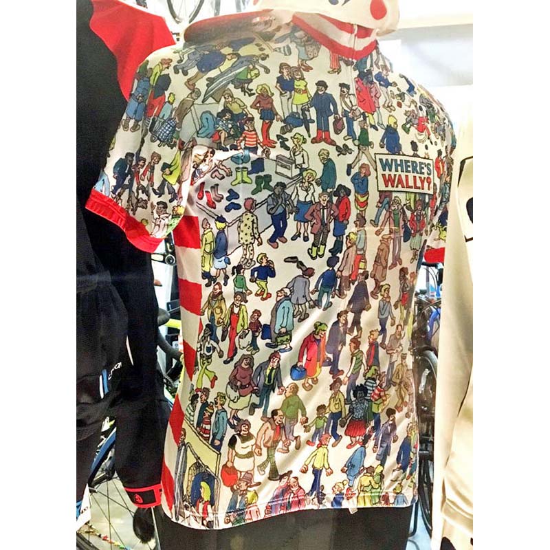 【新品・定価: 14,850円】サイクルジャージ ウォーリーを探せ Lサイズ KAPELMUUR〉半袖ジャージ ウォーリーを探せ | KAPELMUUR | SUNNYSIDE