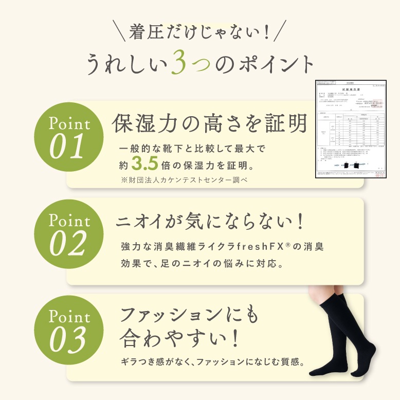【オリーブの恵み】着圧ソックス