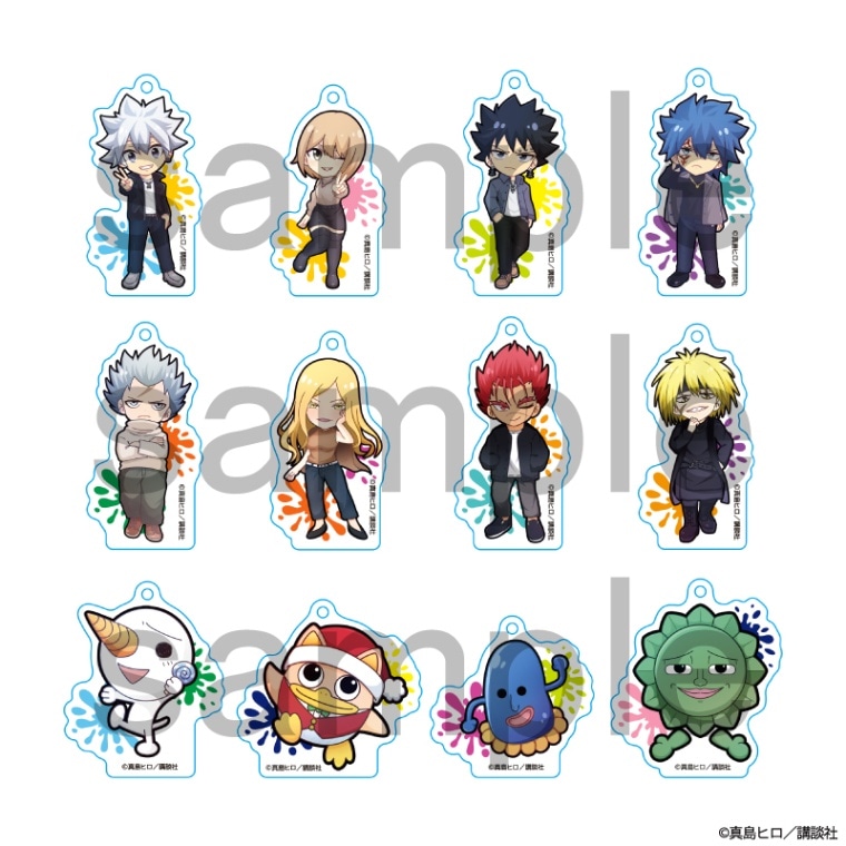 RAVEトレーディング　ミニキャラアクリルブロックキーホルダー　全12種