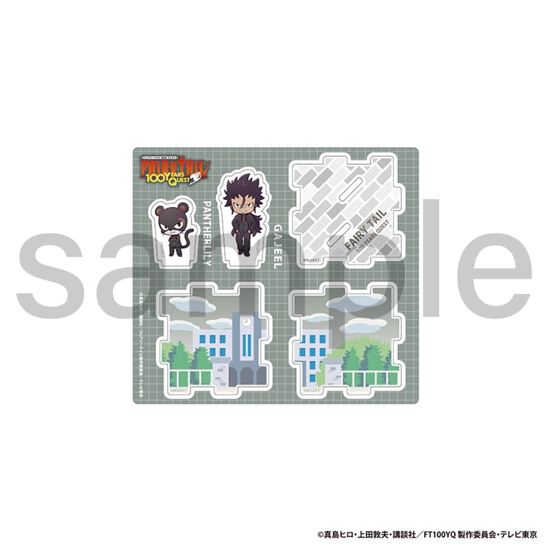 FAIRY TAIL 100年クエスト　ミニアクリルジオラマ　ガジル&リリー