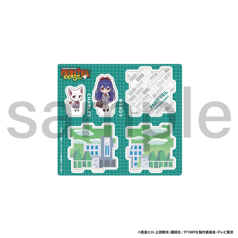 FAIRY TAIL 100年クエスト　ミニアクリルジオラマ　ウェンディ&シャルル