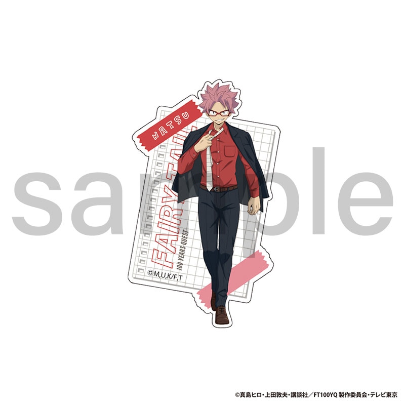 FAIRY TAIL 100年クエスト　描き下ろしダイカットステッカー　ナツ