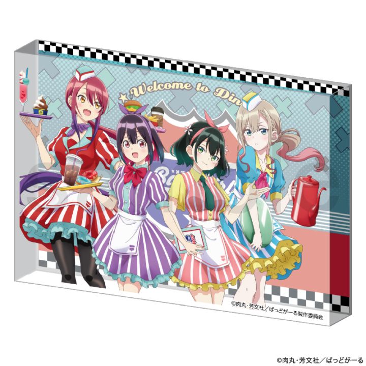 ばっどがーる　アメリカンダイナー　アクリルブロック