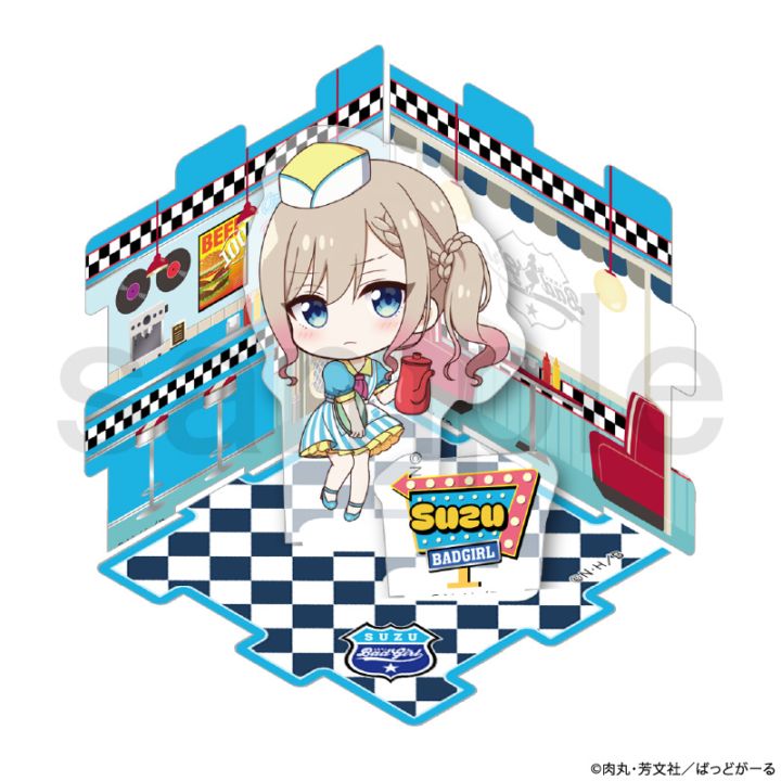 ばっどがーる　アメリカンダイナー　アクリルジオラマ　涼風 涼