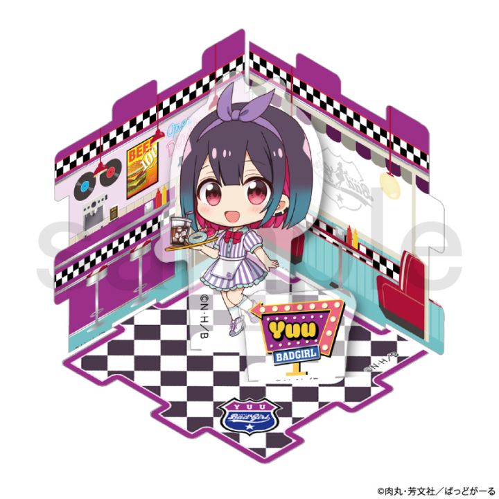 ばっどがーる　アメリカンダイナー　アクリルジオラマ　優谷 優