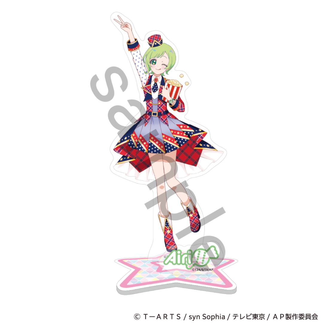 ひみつのアイプリ×ひらかたパーク　遊園地でワクワク体験！　アクリルスタンド　三ツ葉アイリ