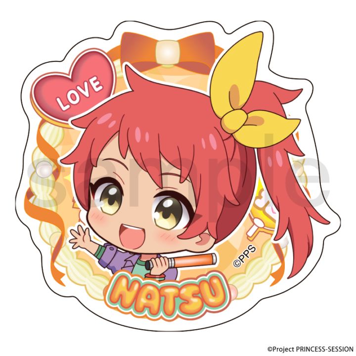 プリンセッション・オーケストラ　アクリルステッカー　陽ノ下 なつ