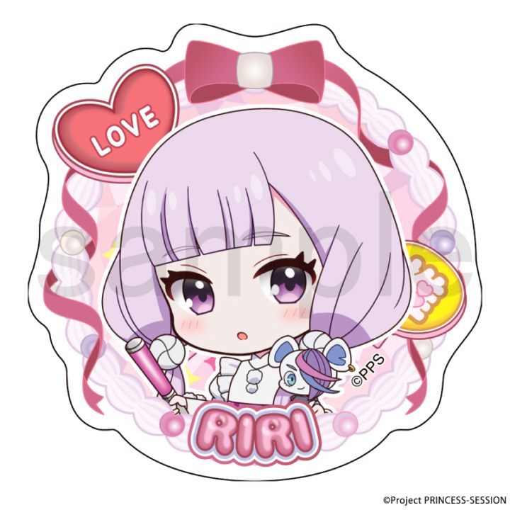 プリンセッション・オーケストラ　アクリルステッカー　風花 りり