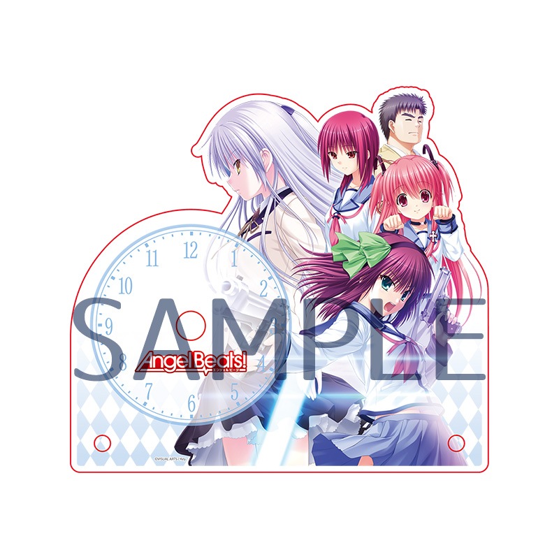 Angel Beats! アクリル時計　集合(1)