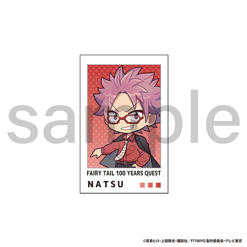 FAIRY TAIL 100年クエスト ミニキャラ トレーディングチェキ風カード Bグループ 全8種 単品 (2種1セット)