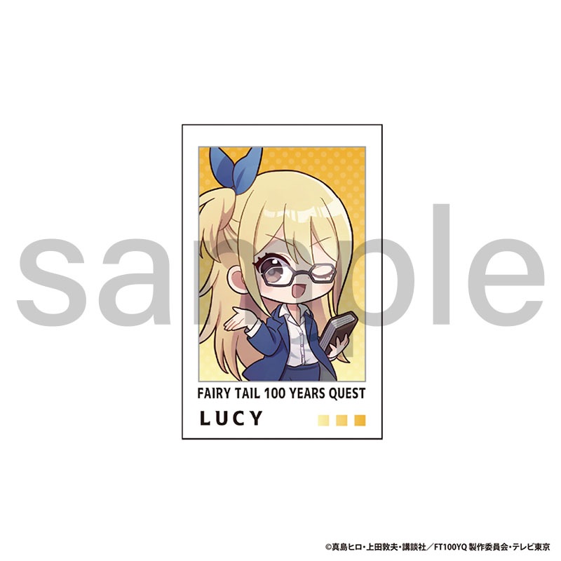FAIRY TAIL 100年クエスト ミニキャラ トレーディングチェキ風カード Bグループ 全8種 単品 (2種1セット)