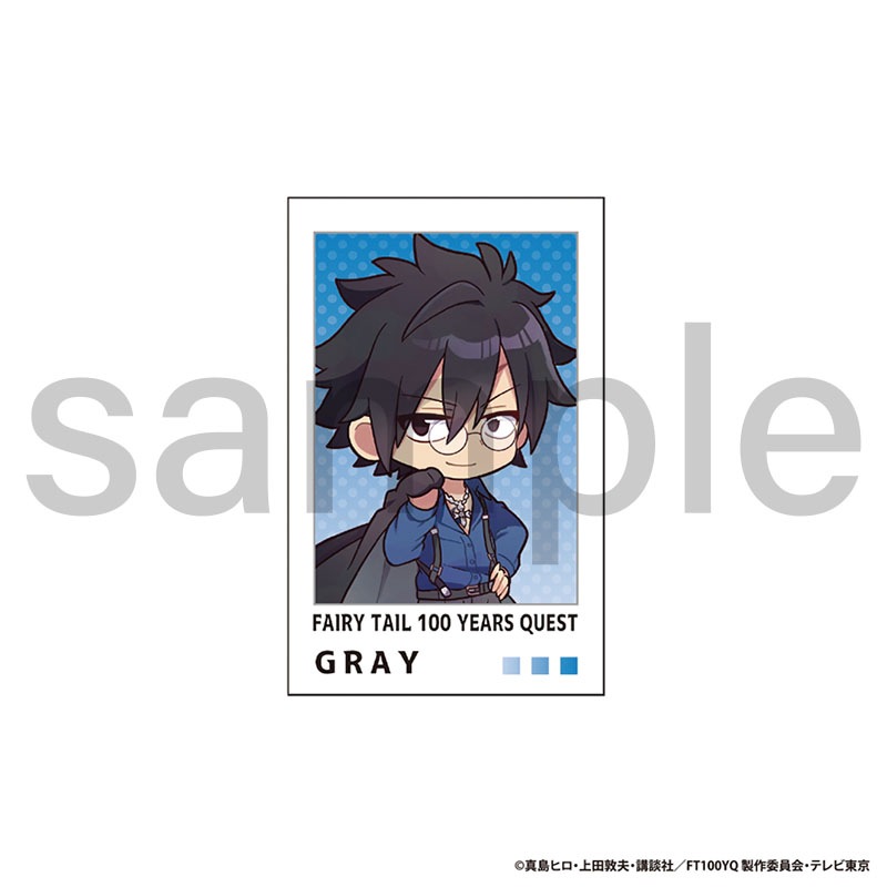 FAIRY TAIL 100年クエスト ミニキャラ トレーディングチェキ風カード Bグループ 全8種 単品 (2種1セット)