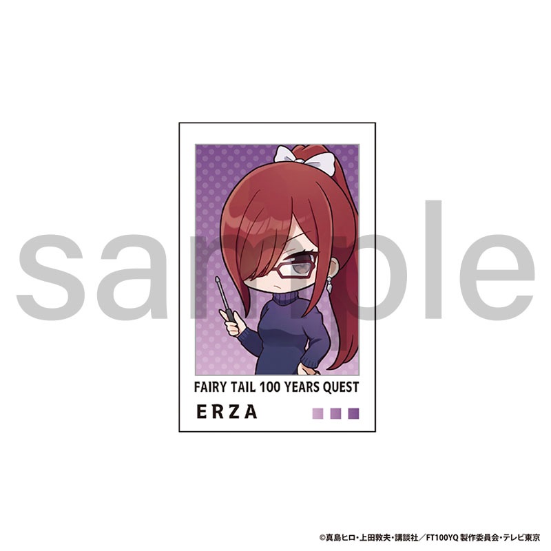 FAIRY TAIL 100年クエスト ミニキャラ トレーディングチェキ風カード Bグループ 全8種 単品 (2種1セット)