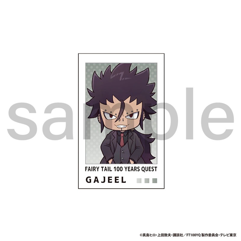FAIRY TAIL 100年クエスト ミニキャラ トレーディングチェキ風カード Bグループ 全8種 単品 (2種1セット)