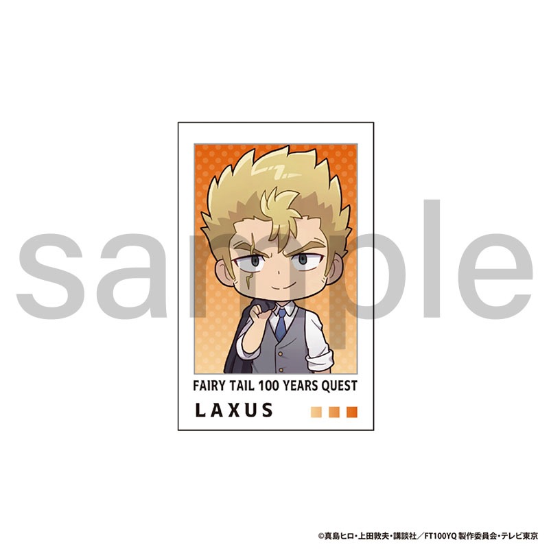 FAIRY TAIL 100年クエスト ミニキャラ トレーディングチェキ風カード Bグループ 全8種 単品 (2種1セット)