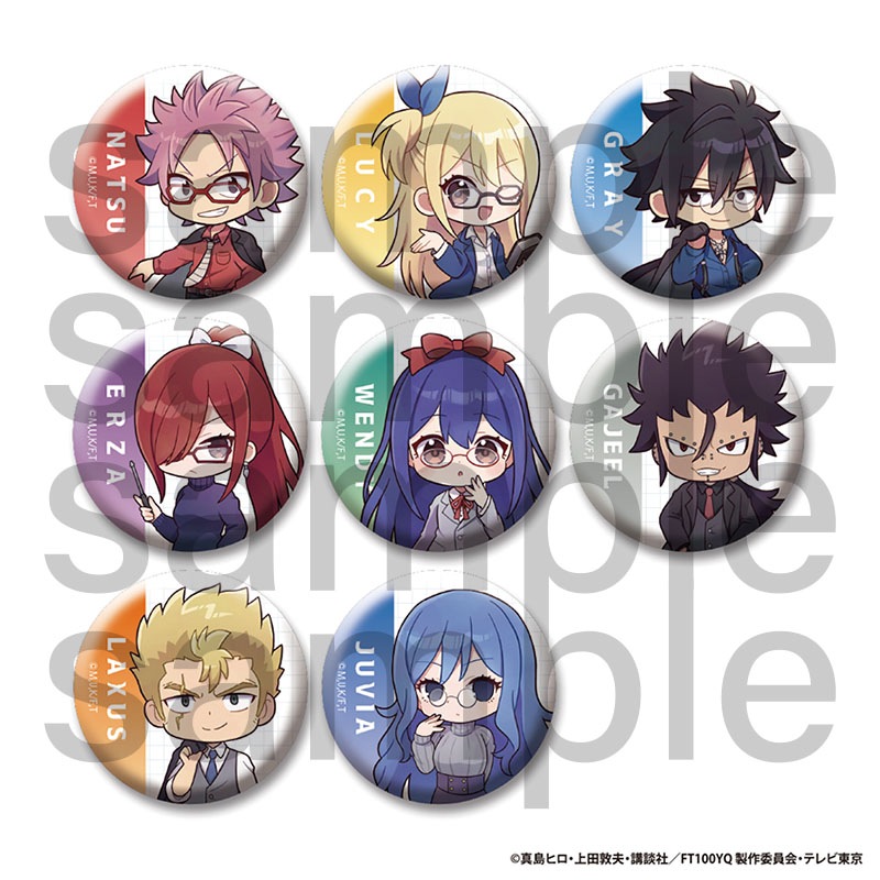 FAIRY TAIL 100年クエスト　トレーディングミニキャラ缶バッジ　Aグループ　全8種　単品