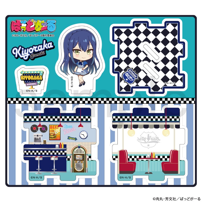 ばっどがーる　アメリカンダイナー　アクリルジオラマ　清木 清