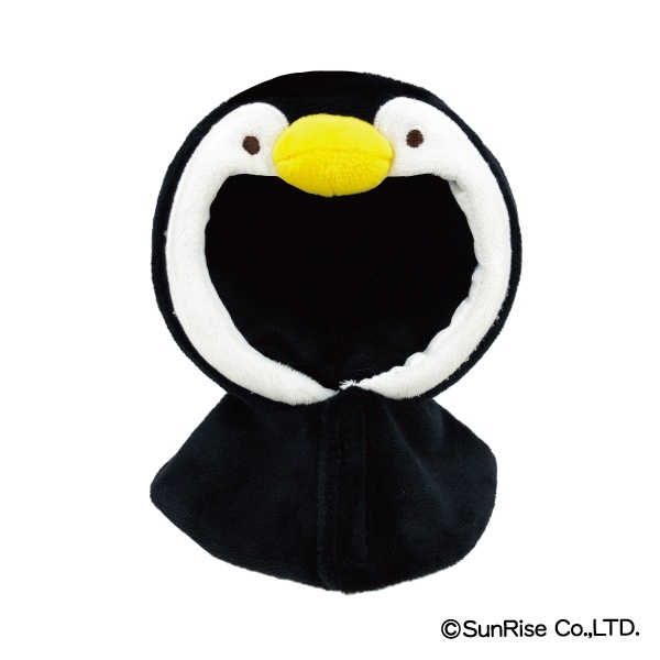 UCHI-NOCO】ポンチョ ペンギンブラック | Chibiぬいのでこれーしょん