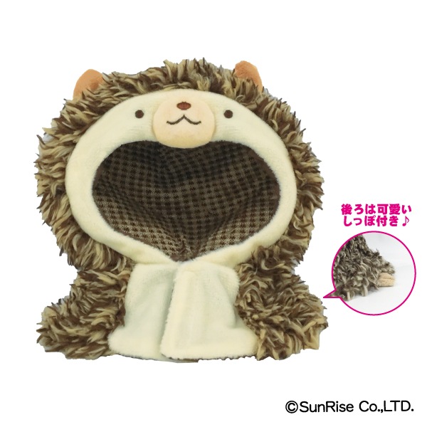 UCHI-NOCO】ポンチョ ハリネズミ | Chibiぬいのでこれーしょん | shopぬい
