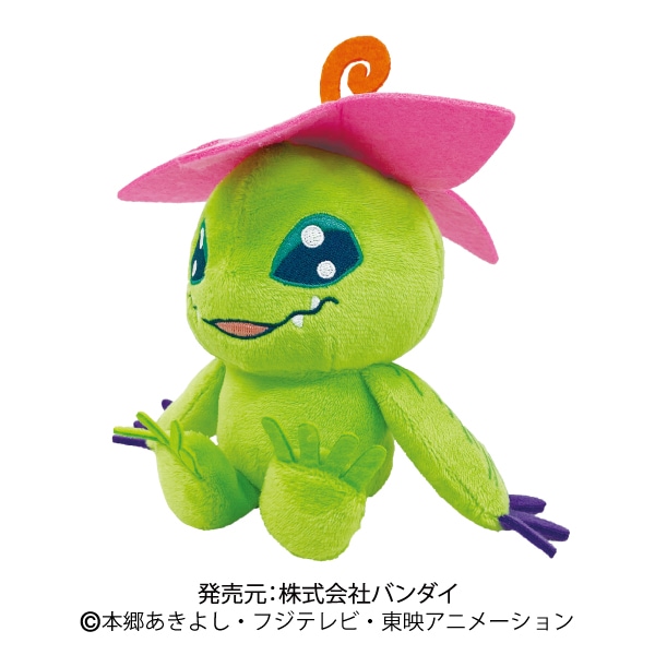 希少　デジモンアドベンチャー パルモン　ぬいぐるみ S Amazon.co.jp: 三英貿易 デジモン パルモン (S) W18×D12×H21cm