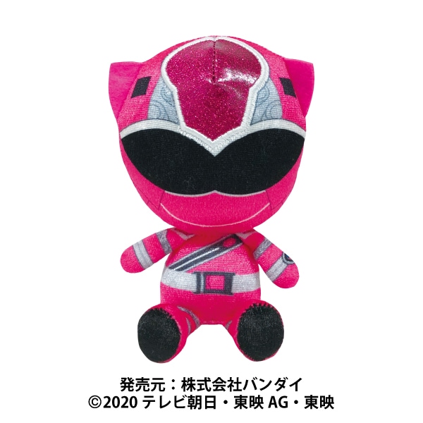 魔進戦隊キラメイジャー】戦隊ヒーローぬいぐるみ キラメイピンク | 魔
