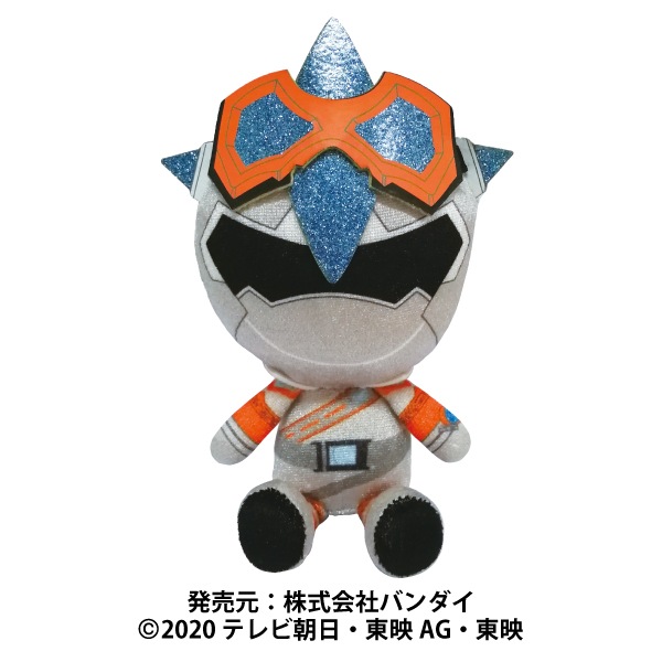 魔進戦隊キラメイジャー　ぬいぐるみ　キラメイシルバー　宝路 魔進戦隊キラメイジャー】戦隊ヒーローぬいぐるみ キラメイシルバー