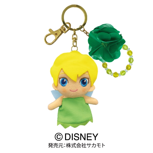 ディズニー】指人形マスコットチャームキーホルダー ティンカーベル