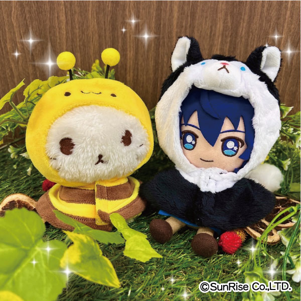 UCHI-NOCO うちのこ ポンチョ オオカミ UCHI-NOCO】ポンチョ オオカミブラック | Chibiぬいのでこれー