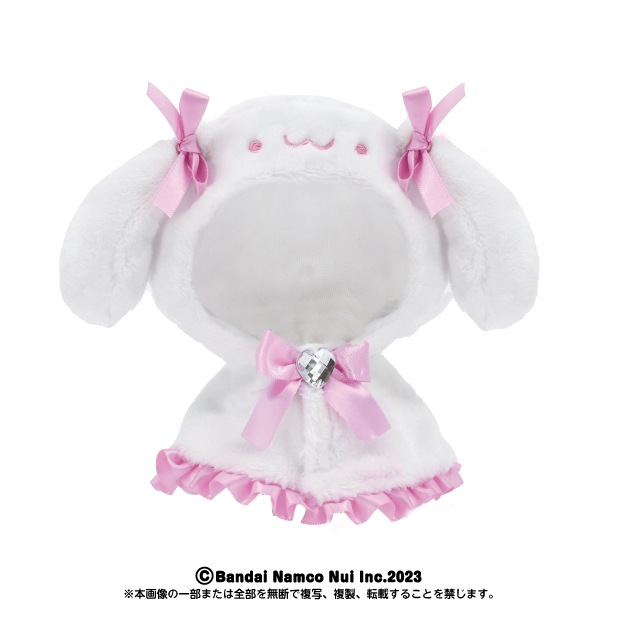 Chibiぬいのでこれーしょん】ポンチョ しろうさぎ🎀 | Chibi