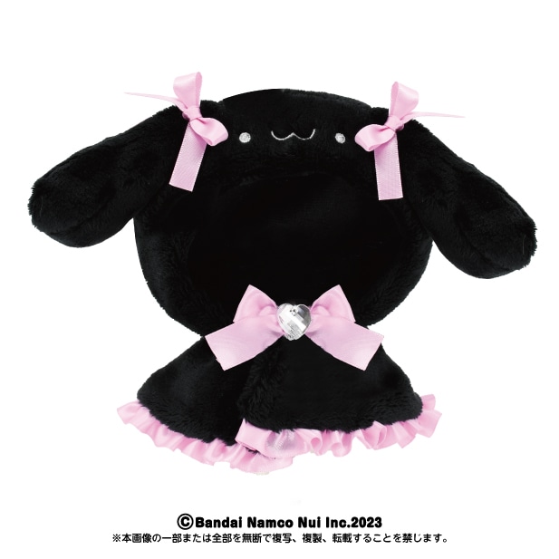 Chibiぬいのでこれーしょん】ポンチョ くろうさぎ🎀