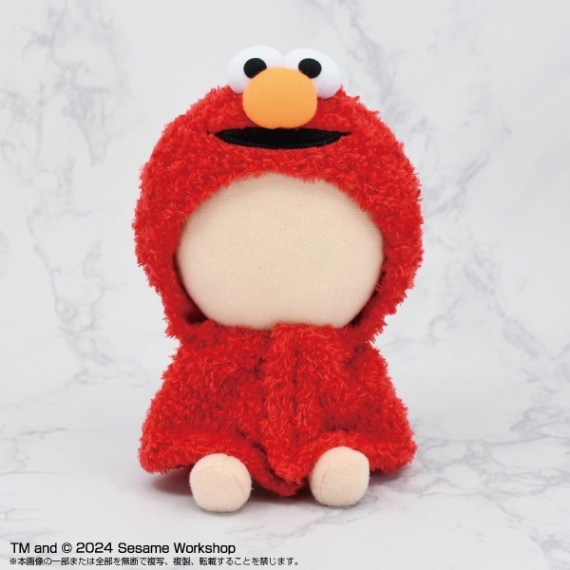SESAME STREET】Chibiぬいのでこれーしょん ポンチョ エルモ | すべて