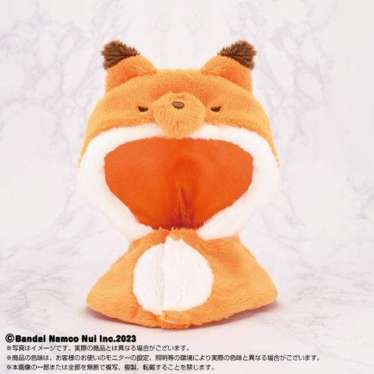 Chibiぬいのでこれーしょん】ポンチョ きつねオレンジ | Chibiぬいので